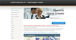 Desktop Screenshot of miettransporter.ch
