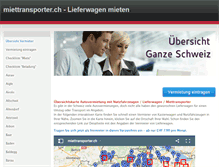 Tablet Screenshot of miettransporter.ch
